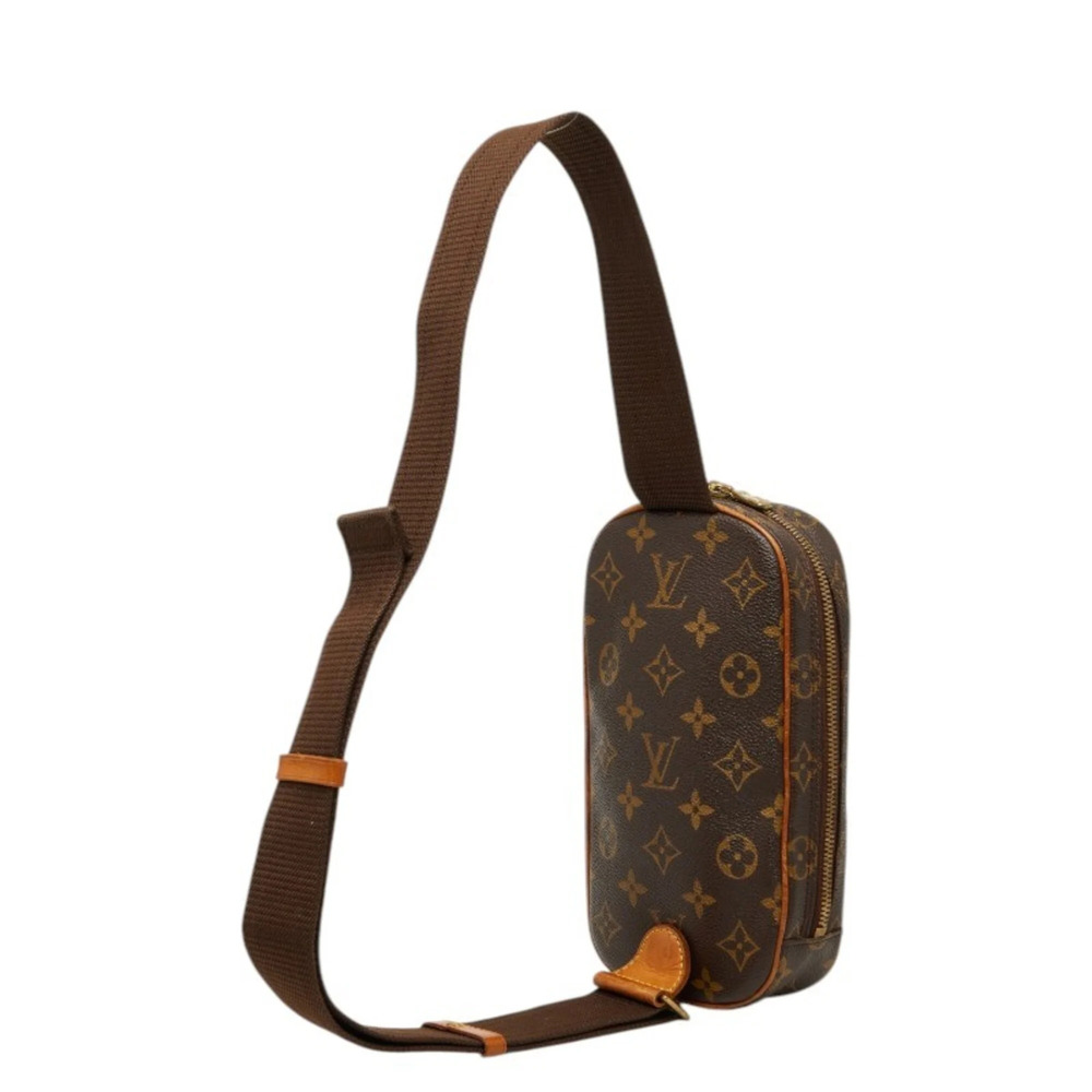 LOUIS VUITTON Brown Monogram Leather Pochette Fanny Pack - Picture 2 of 11